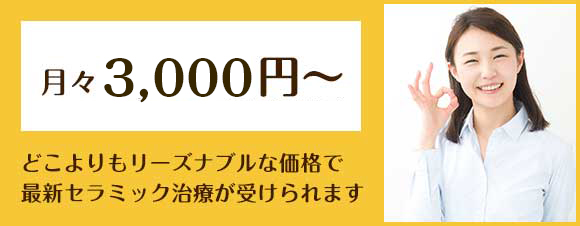 月々3,000円〜